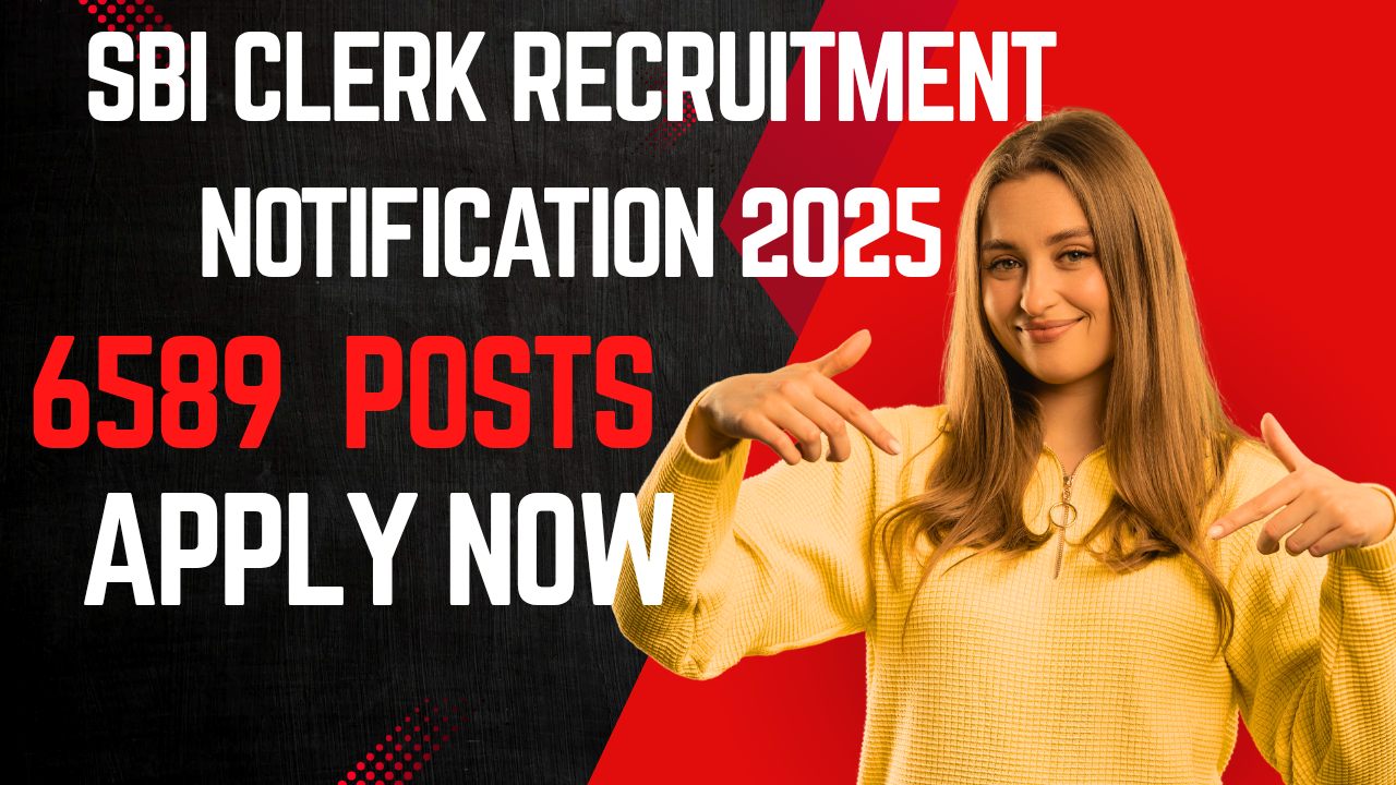 Sbi clerk recruitment notification 2025