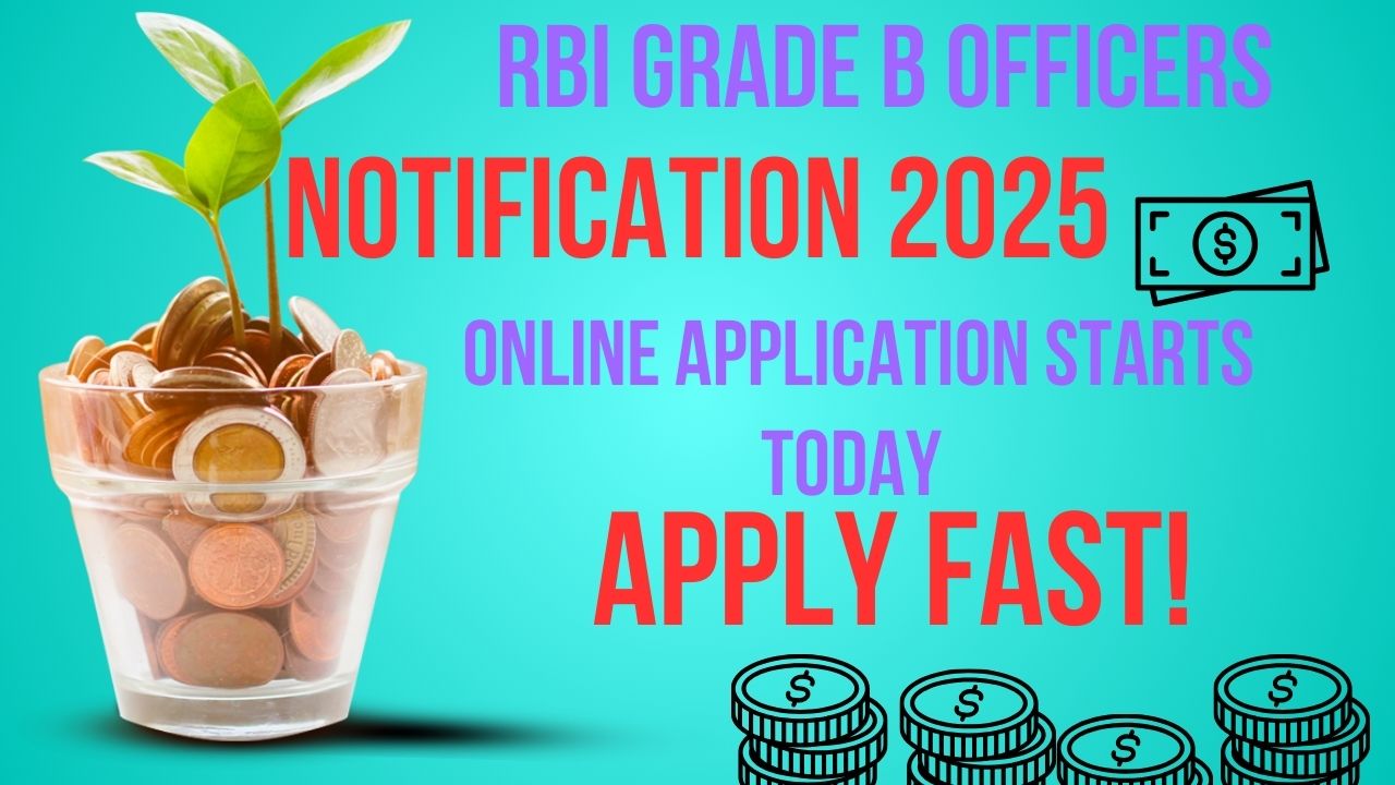 RBI Grade B Officers Notification 2025