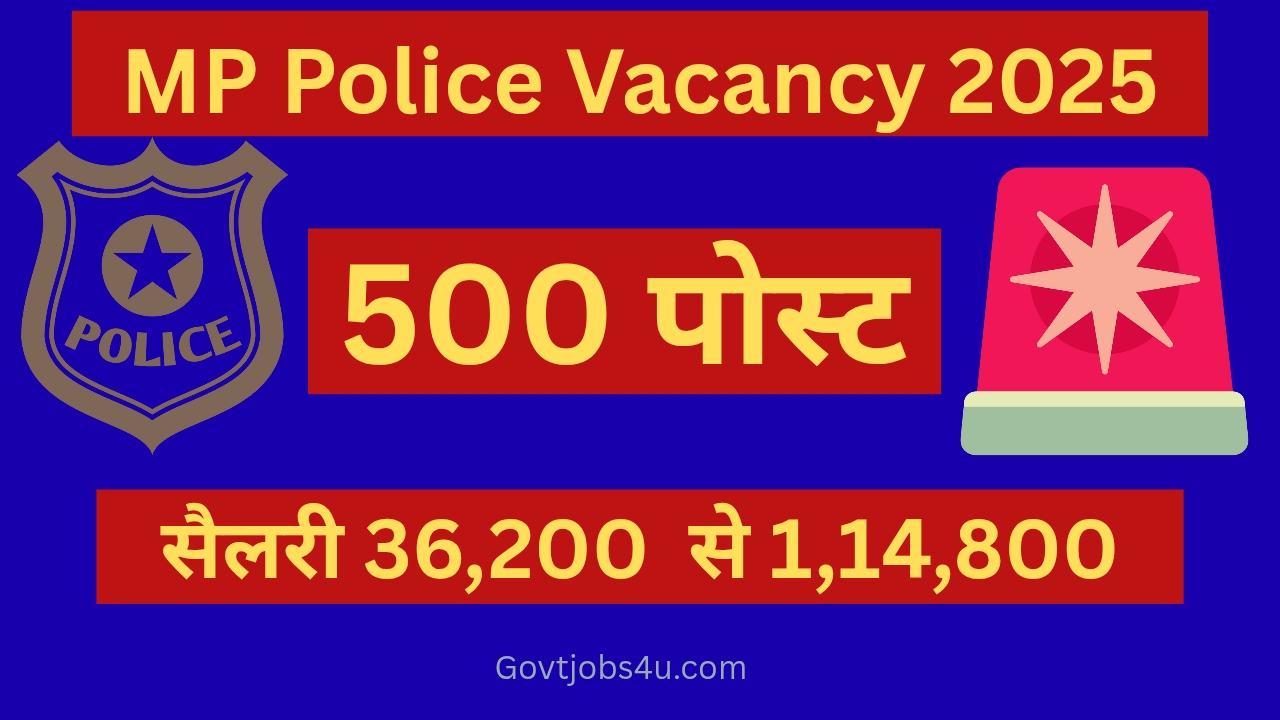MP Police Vacancy 2025