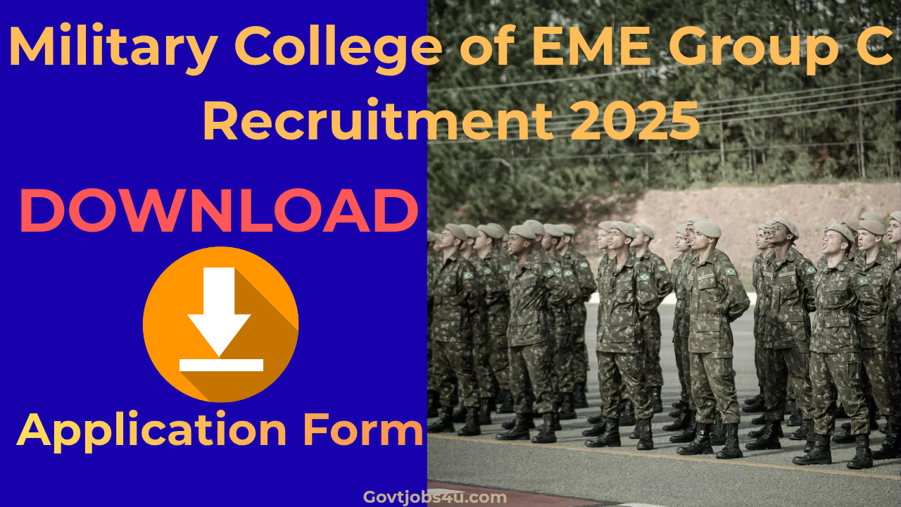 Military College of EME Group C Recruitment 2025