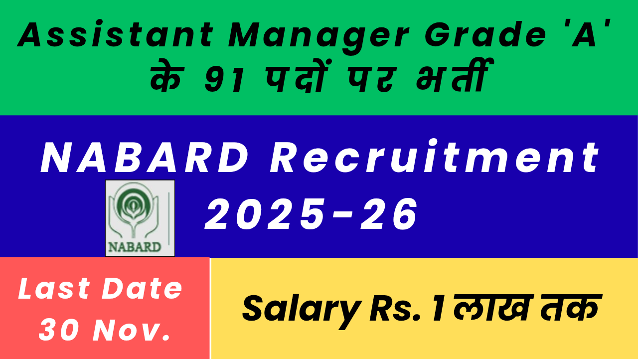 NABARD Recruitment 2025-26