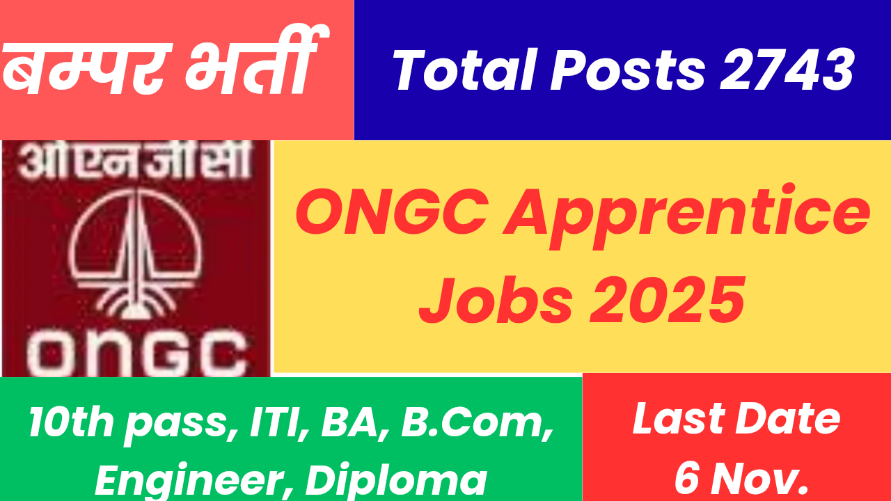 ONGC Apprentice Jobs 2025