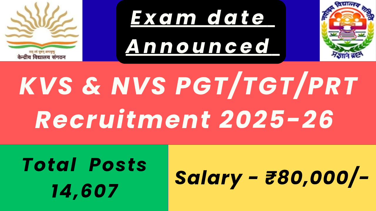 Teaching & Non Teaching Staff Recruitment 2025-26