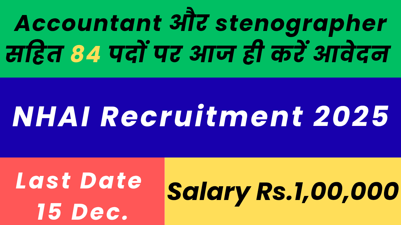 NHAI Recruitment 2025