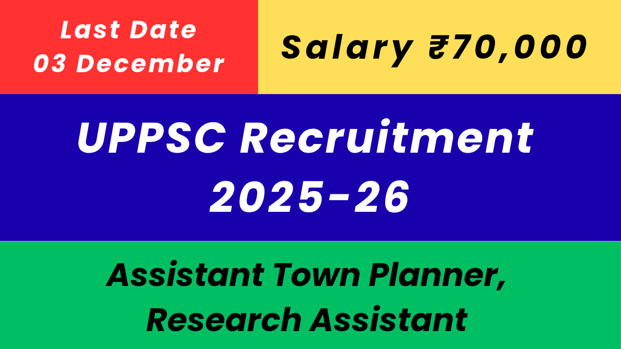 UPPSC Recruitment 2025-26